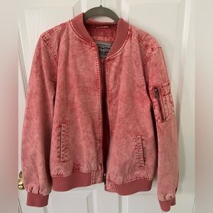 Pink Levi's Bomber Jacket